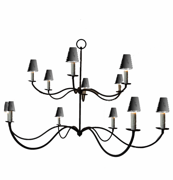 Swan two Tier Chandelier