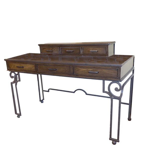 Wood & Metal Desk  desk