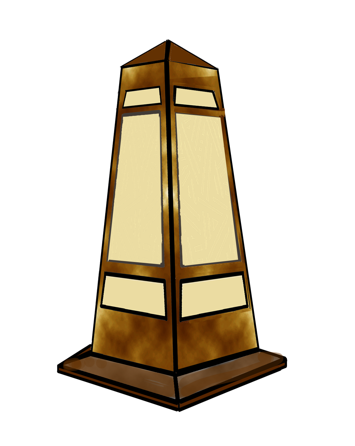 Blanch 8" Tapered Ground Mount