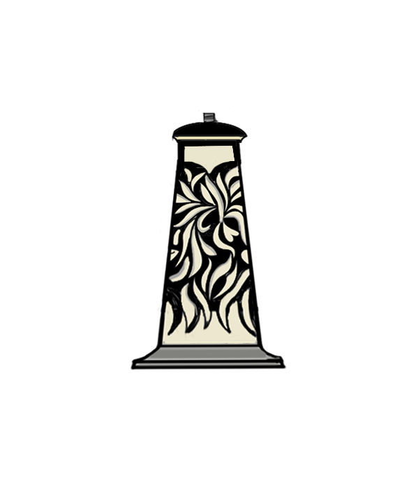 Zaire 8" x 18" tapered bollard