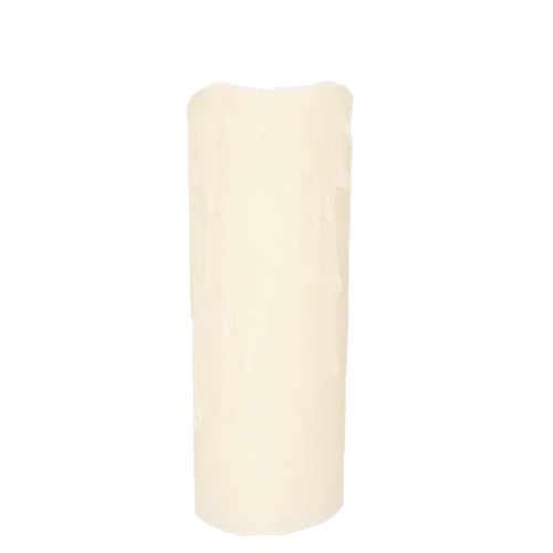 4 in Ivory Medium Candle Drips