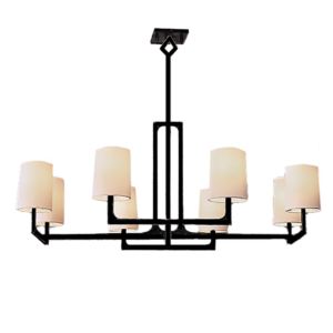 Radius 6 light chandelier