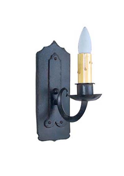 Wrought Iron San Marino Small Wall Sconce