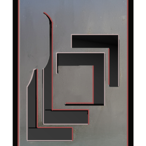 A message from beyound Metal Art Panel-Steel