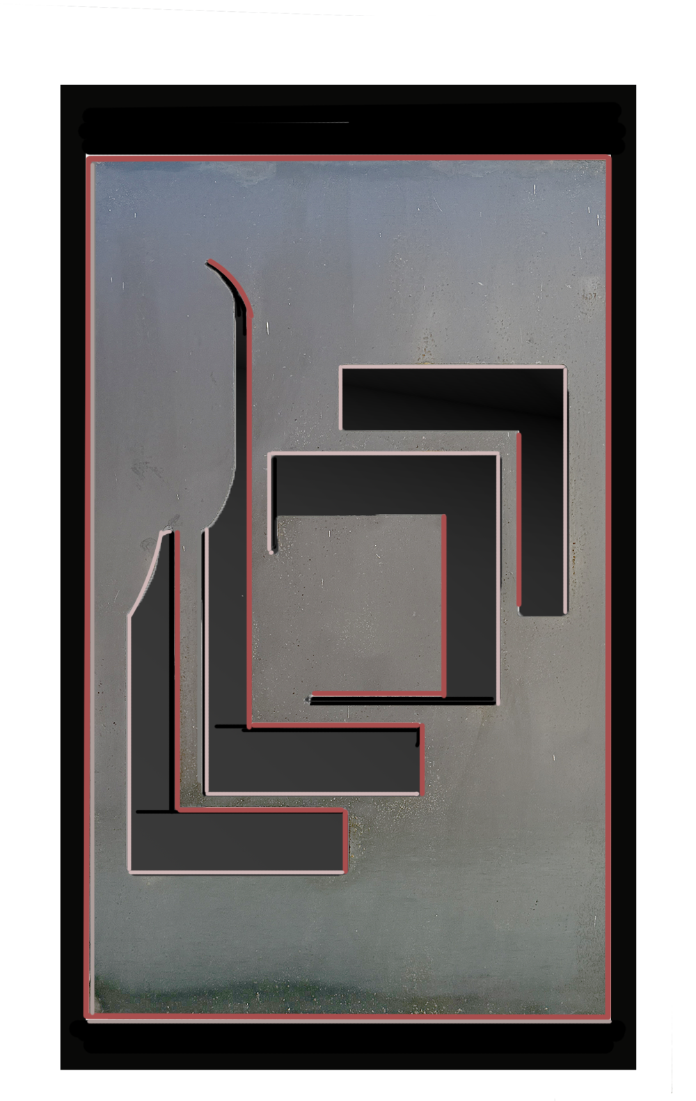 A message from beyound Metal Art Panel-Steel