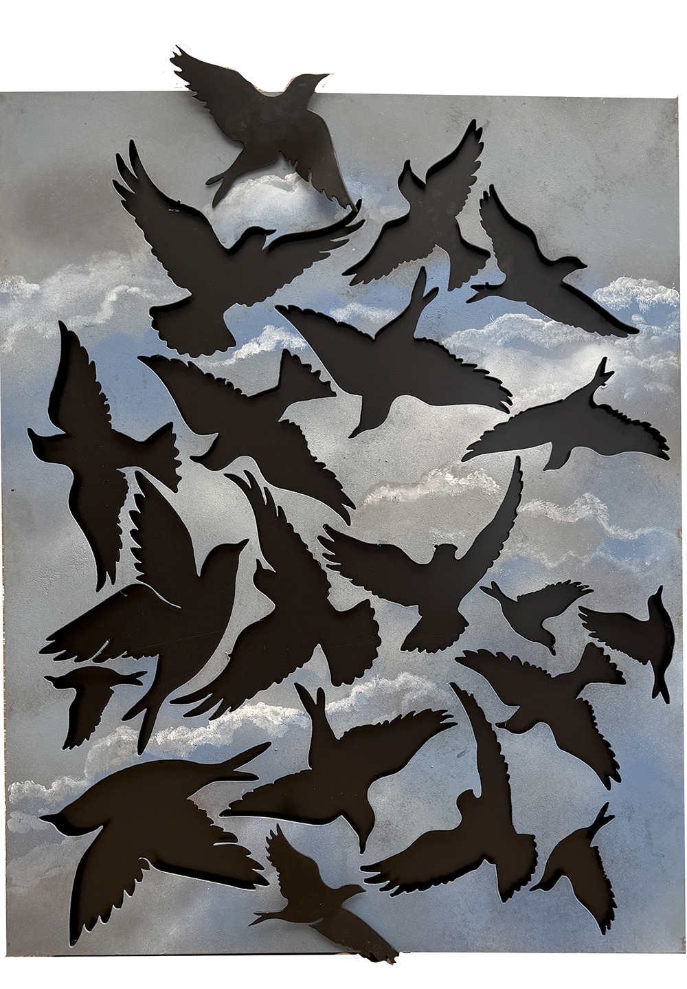 Birds Interrupted-aluminum