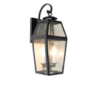 Outdoor Iron Lantern Bollingbrook 8" Wall Bracket