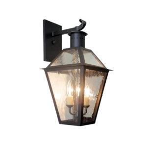 Outdoor Iron Lantern Chester 10" Wall Bracket