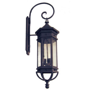Outdoor Iron Lantern Dulang 9" Wall Bracket