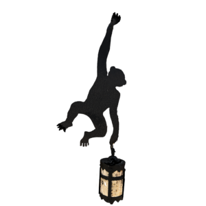Hanging Monkey w/ lantern