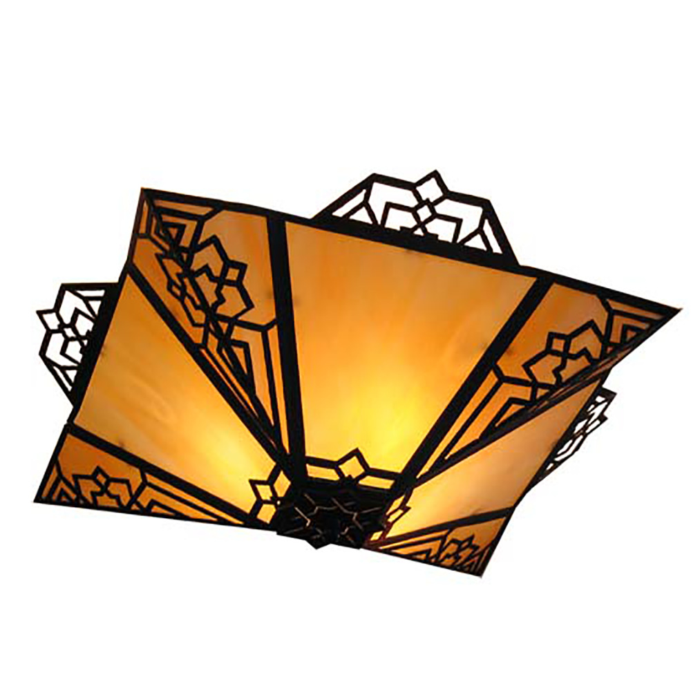 Wrought Iron Regency Large Ceiling Mounted light
