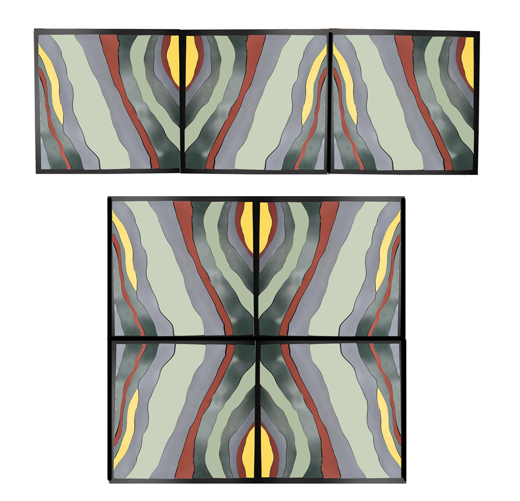 Rivers Edge-Modular Art-Aluminum Right Facing